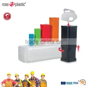 Round Square Telescopic Retail Plastic Tubes Packaging BK thumbnail-5