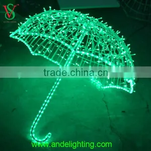 230V 85*100cm Fancy Outdoor Christmas Decoration Umbrella Light thumbnail-1