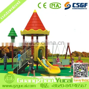 Kids Amusement Park Plastic Outdoor Swing Playground Slides Equipment thumbnail-1