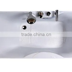 Freestanding Cheap Acrylic Rectangle Whirlpool Massage Bathtub thumbnail-5