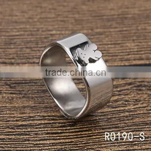 Christmas Gift Most Popular High-grade Silver Bear Charming Finger Ring thumbnail-1