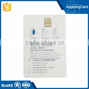 Good Quality Contact PVC IC Card RFID Smart Card for Hotel/ Parking/ Room/ Exibition Access Control thumbnail-1