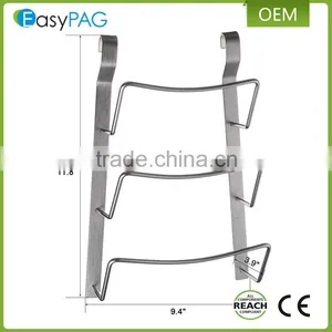 New Design OEM Service Wall Mounted Kitchen Stainless Steel Hanging Pot Lid Holder thumbnail-3