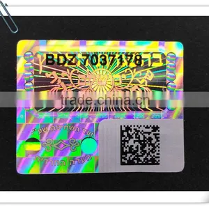 2016 New Design Cheap Custom Serial Number Hologram Label thumbnail-1