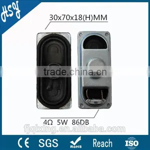 Rectangular Shape 30x70mm 4ohm 5w Slim tv Speakers thumbnail-1