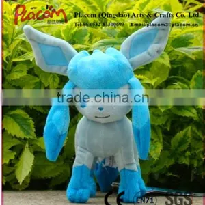 High-quality Official Cheap Cute 2 Pcs Rare Leafeon & Glaceon Pokemon Plush Toy Cuddly Stuffed Animal Doll for Wholesale thumbnail-2