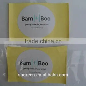 Oval Shape Transparent PVC Sticker for Bowl thumbnail-2