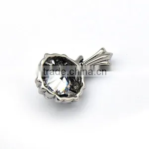 Wholesale Mens Vintage Jewelry Stainless Steel Religious Cross Pendant Silver Crystal Charm thumbnail-3