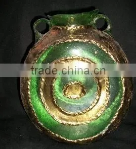 Egyptian Decorative Recycled Glass Vases thumbnail-1