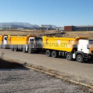 3 Axle Trailer 2 Axle Trailer Hook Lift 3 Axle LowBed Container Platform Box Winter Service Vehicle Factory Turkey thumbnail-4
