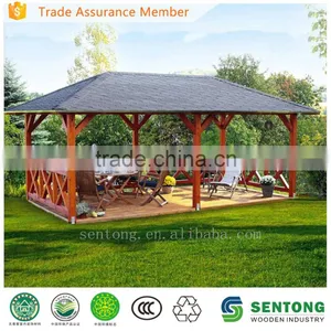 Spacious Wooden Gazebo thumbnail-1