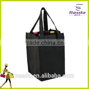 Hot Sale Nonwoven Bag in Box Wine Dispenser,4 Bottle Packing Wine Bottle Bag,customized Wine Bag With Spout thumbnail-1