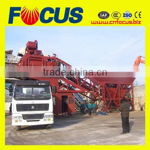High Quality 75m3/H Self-Auto Mobile Concrete Batching Plant, Trailer Concrete Mixing Plant thumbnail-6