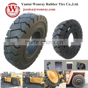 Heavy Vehicle Solid Rubber Tires for Industrial Vehicle Form China thumbnail-1
