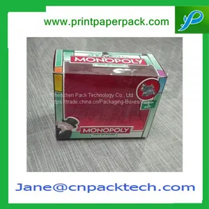Fancy Color Printing Rigid Set-up Box PVC Window Paper Box Toy & Candy Gift Packaging Boxes thumbnail-1
