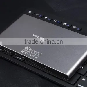 Vensmile IPC0002 W10 Intel Quad Core 2GB 32GB Window 8.1 OS Wintel TV Box Mini Smart PC thumbnail-1