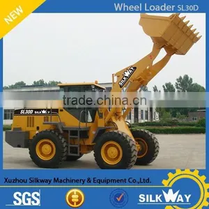 1.7m3 Bucket 3 Ton Small Wheel Loader SL30D Best Price thumbnail-1