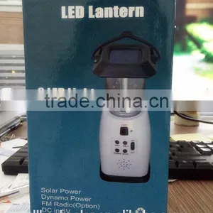 FM Radio Solar Power and Emergency Crank Solar Lantern &solar Charger thumbnail-5