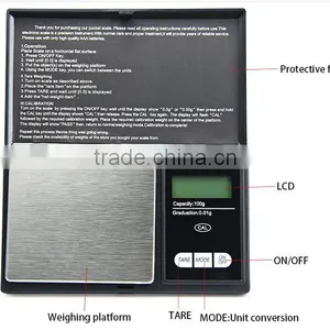 1000g x 0.1g Cheap Pocket Scale thumbnail-1