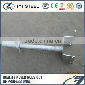 U Head Scaffolding Jack Base Galvanized thumbnail-1