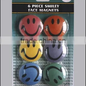 6pc Smile Face Magnets on the Fridge thumbnail-1