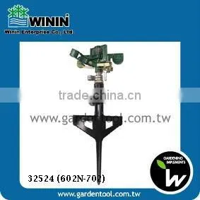 Full Or Part Circle Metal Impact Sprinkler With Two-Way Metal Spike thumbnail-1