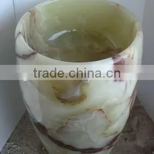 BEAUTIFUL BACKLIT ONYX PEDESTALS SINKS thumbnail-5