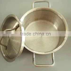 Double Handles Stainless Steel Sauce Pan thumbnail-1