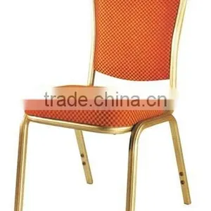Hot Sale Hotel Stackable Party Chair Aluminum Gold Banquet Chair thumbnail-1