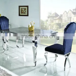 TH329 Hot Selling Marble Top Dining Table Set thumbnail-6