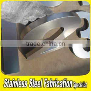 Advertising Brushed 304 Stainless Steel Vintage Sign Digital Signage thumbnail-1