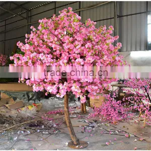 SJ1501030 Plastic Cherry Blossom Tree Decorative Pink Flower Tree for Wedding thumbnail-6