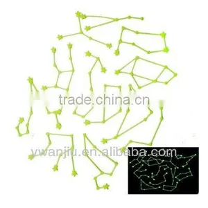 Supply Romantic Houseful Luminous Stickers / Bedroom Wall Sticker / Ceiling Plaster --Twelve Constellations thumbnail-1