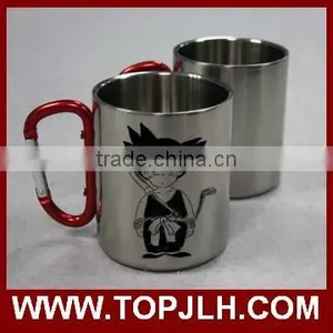 Cheap Promotional Sports Carabiner Stainless Steel Mug for Sublimation thumbnail-4