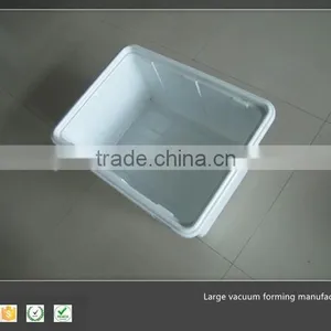 ABS Vacuum Forming Rectangle Black Plastic Tub thumbnail-1