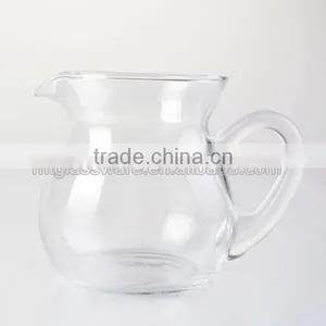 Small Water Pitcher With Handle Hot Water Drinking Glass thumbnail-1