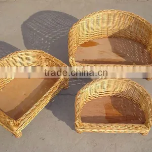 Wicker Dog Basket thumbnail-4