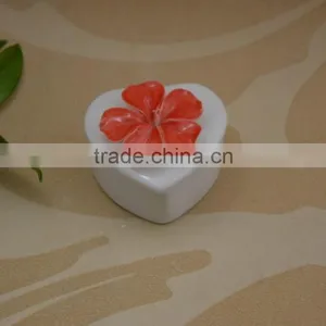 New Style Ceramic Jewel Box & Ceramic Trinket Box With Flower Shape thumbnail-5