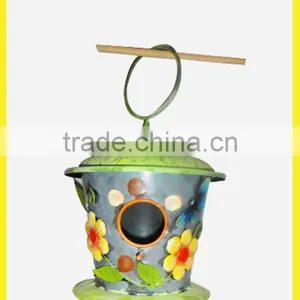 Hanging Iron Bird Cage Accessories for Garden Decoration thumbnail-1