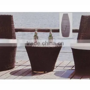 Hot Selling Tiny Rattan Furniture Wicker Coffee Tables and Chairs thumbnail-1