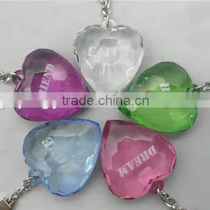 Valentine Gifts Acrylic Heart Key Rings Key Chain thumbnail-5
