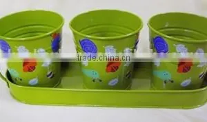 Metal Herb and Flower Planter in Garden thumbnail-2