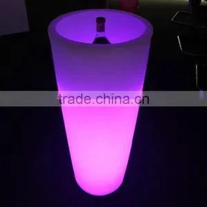 Party Cooler Red Champagne Led Ice Bucket Barrel, LED Flower Pots thumbnail-2