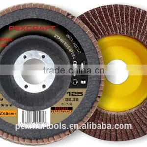 Chinese High Quality Zirconia Abrasive Wheel Flap Disc 100mm X 16mm thumbnail-2