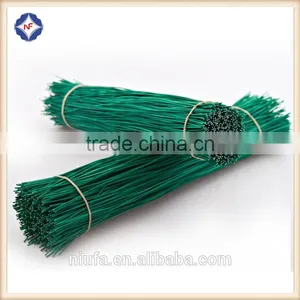 Round Plastic Coated Single Metal Wire Twists for Electric Wire Packaging thumbnail-1
