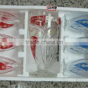 JK033 7pcs Glass Drinking Set With Deco thumbnail-4