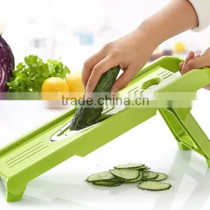 Vegetable Slicer Mandolin V Slicers Blade Stainless Steel Adjustable thumbnail-5