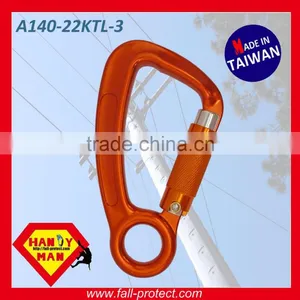 Forged Aluminum Captive Eye Triple Lock Snap Hook thumbnail-1