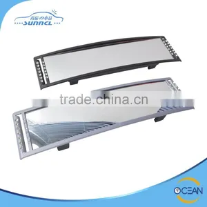 270mm Wide Car Rearview Mirror , Decorative Crystals Car Convex Mirror thumbnail-1