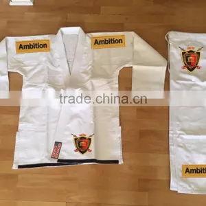 BJJ Custom Uniforms With High Quality Brazillian Jiu Jitsu OEM Pakistan 100% Cotton Made thumbnail-1